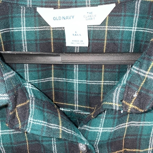 Old Navy Flannel classic shirt. Size large tall - Picture 2 of 4